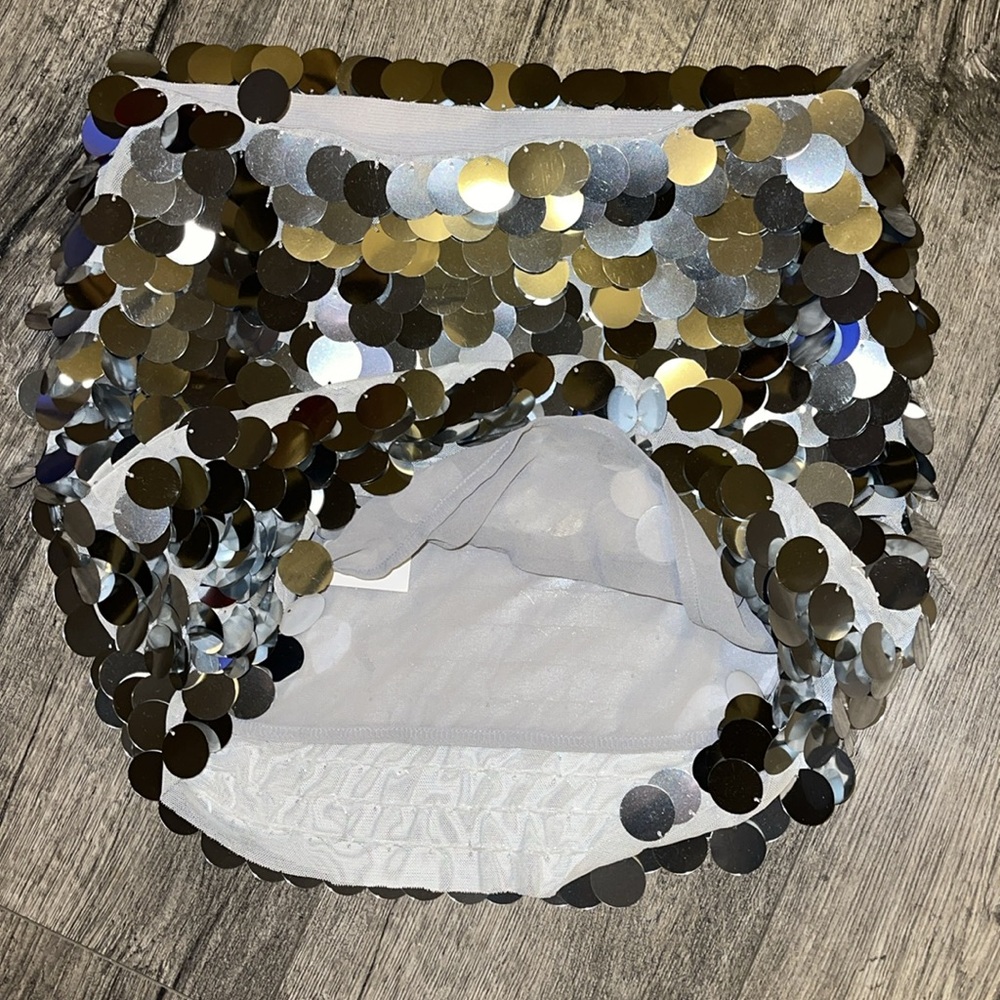 Zara Sequin Skirt - Picture 9 of 10